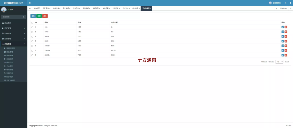 图片[14]-（十方海外源码网出品必属精品）带授权合约代码+矿池挖矿源码系统+7国语言+质押DEFI+DAPP海外理财源码-十方源码网