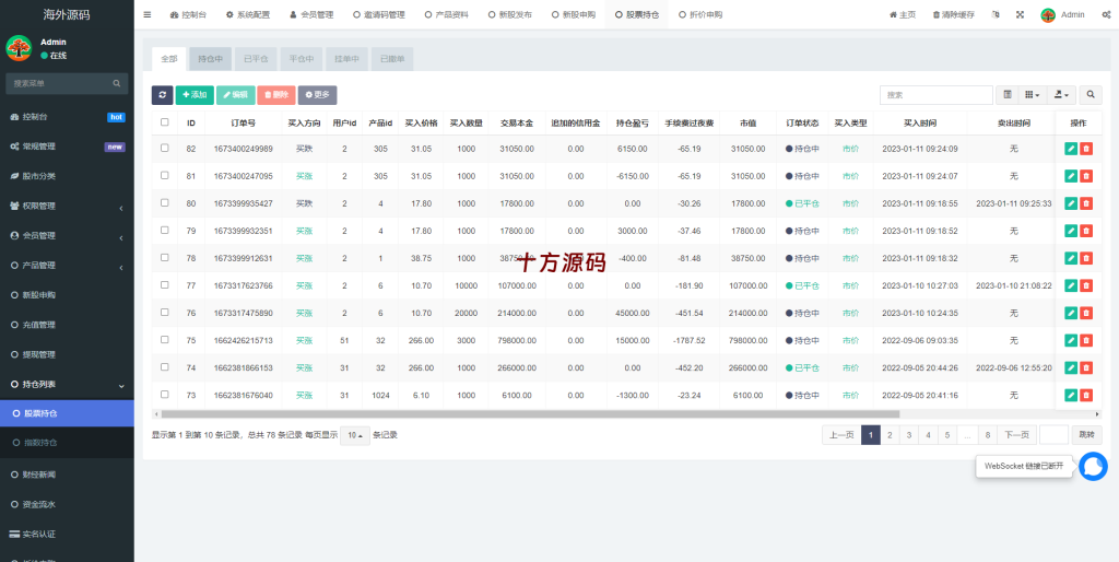 图片[13]-二开版台湾股票系统/申购折扣交易系统/股票配资源码-十方源码网