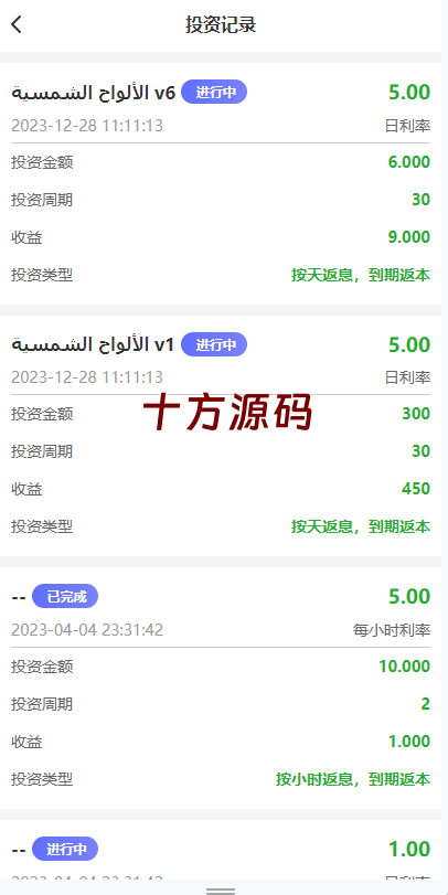图片[10]-（海外理财源码）阿拉伯理财系统/理财投资众筹系统/前端vue-十方源码网