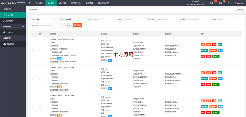 图片[11]-最新多语言奢侈品刷单抢单源码/打针/假人/usdt充提-十方源码网